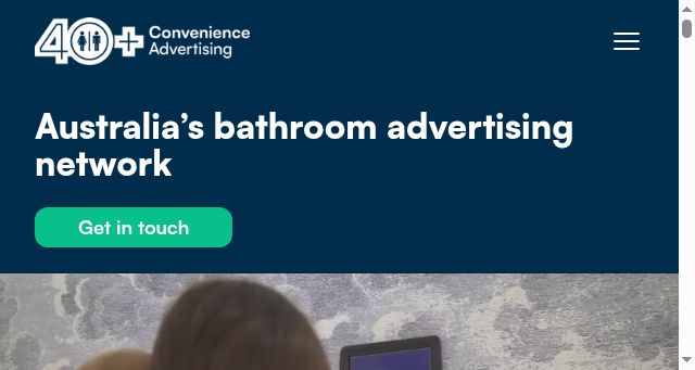 Screenshot of convenienceadvertising.com.au