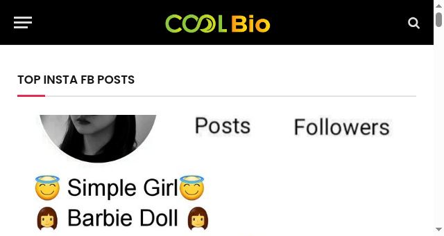 Screenshot of coolbio.org