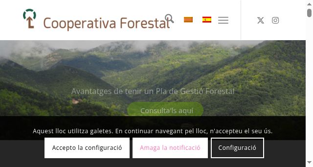 Screenshot of cooperativaforestal.cat
