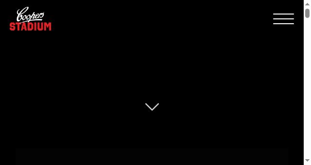 Screenshot of coopersstadium.com.au