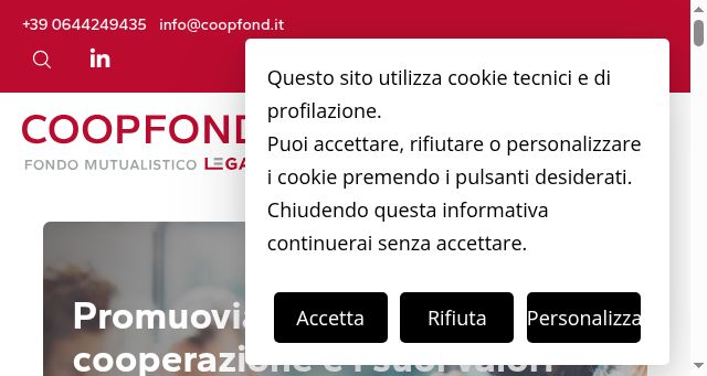 Screenshot of coopfond.it
