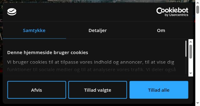 Screenshot of copenhagengamingweek.dk