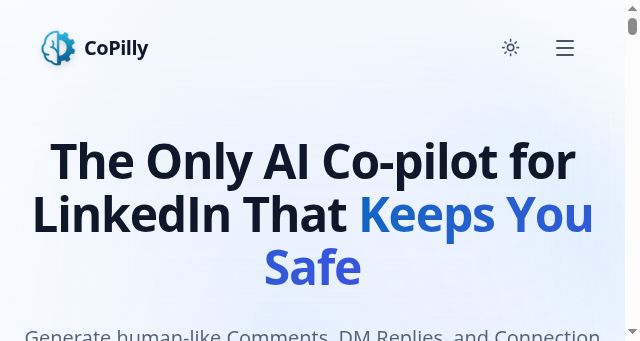 Screenshot of copilly.com
