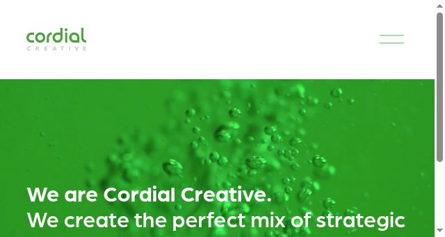 Screenshot of cordialcreative.com