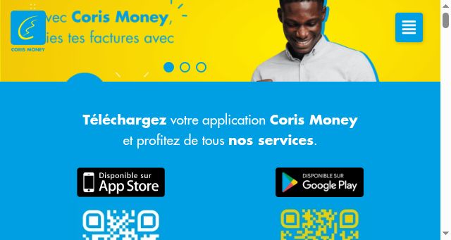 Screenshot of coris.money