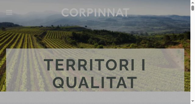 Screenshot of corpinnat.com