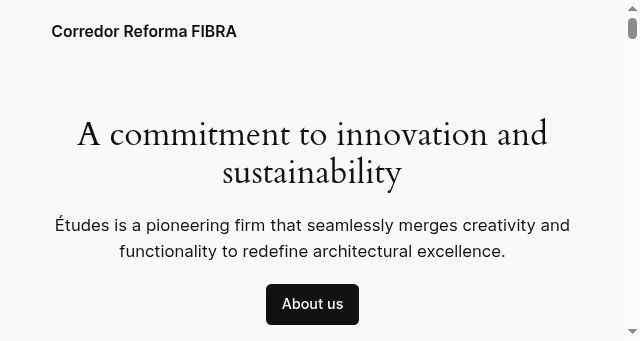 Screenshot of corredorreforma.com