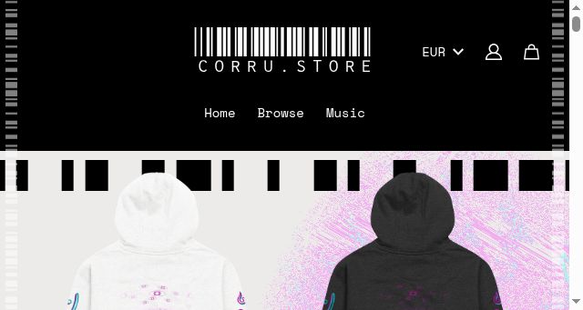 Screenshot of corru.store