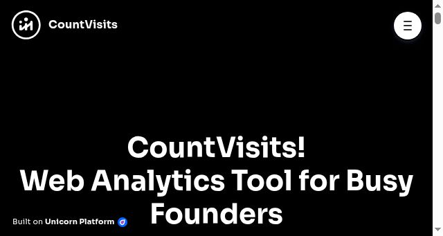 Screenshot of countvisits.com