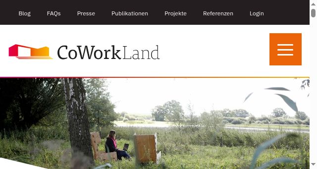 Screenshot of coworkland.de