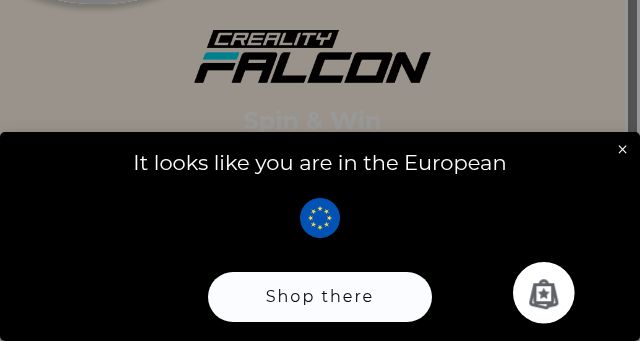 Screenshot of crealityfalcon.com