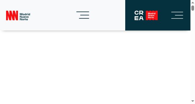 Screenshot of creamadridnuevonorte.com
