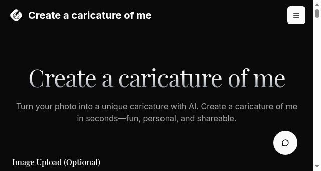 Screenshot of createacaricatureofme.live