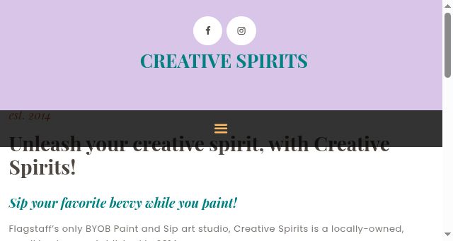 Screenshot of creativespiritsaz.com