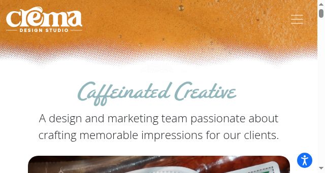 Screenshot of cremadesignstudio.com