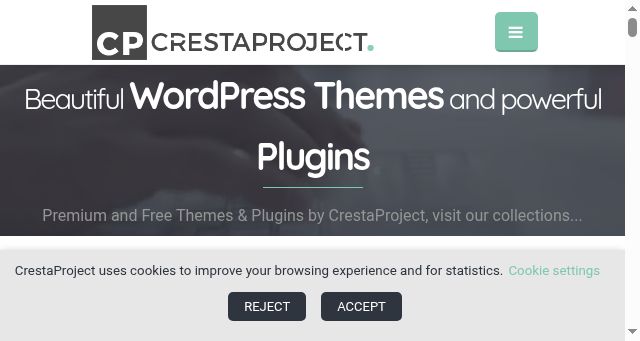 Screenshot of crestaproject.com
