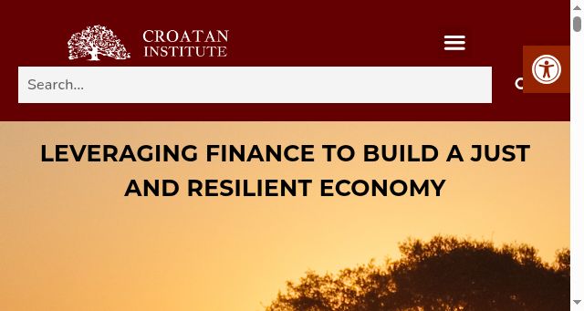 Screenshot of croataninstitute.org