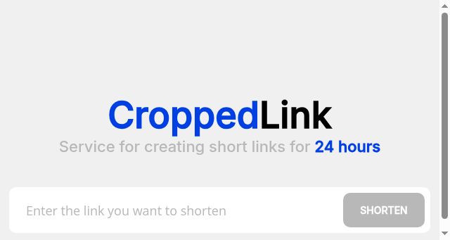Screenshot of cropped.link