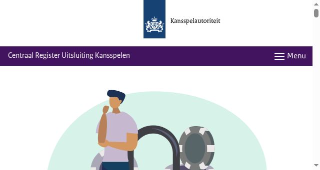 Screenshot of cruksregister.nl