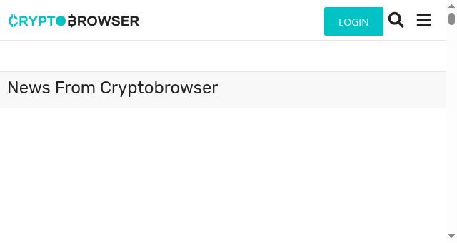 Screenshot of cryptobrowser.io