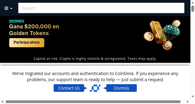 Screenshot of cryptocompare.com