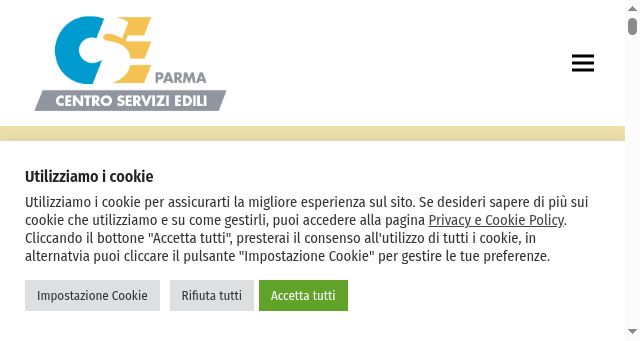 Screenshot of cseparma.it