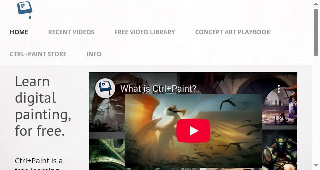Screenshot of ctrlpaint.com