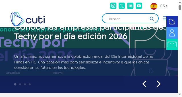 Screenshot of cuti.org.uy
