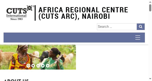 Screenshot of cuts-nairobi.org
