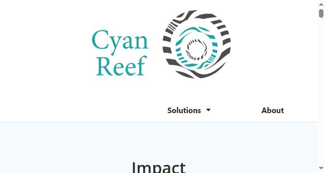 Screenshot of cyanreef.com