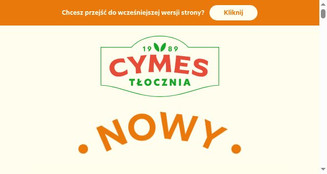 Screenshot of cymes.pl