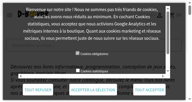 Screenshot of d-booker.fr