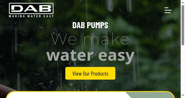 Screenshot of dabpumps.co.za