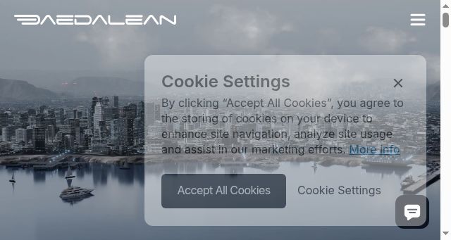 Screenshot of daedalean.ai