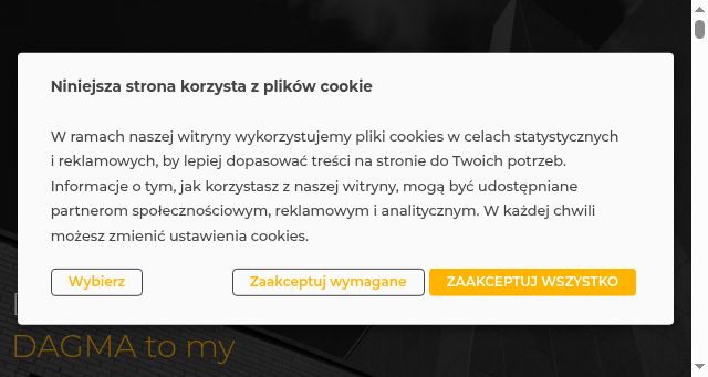 Screenshot of dagma.pl