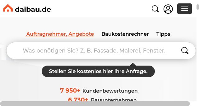Screenshot of daibau.de