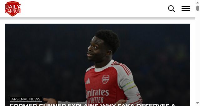 Screenshot of dailycannon.com