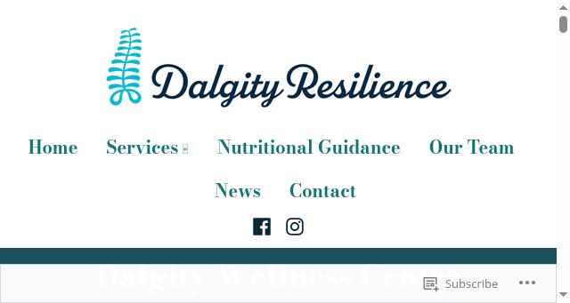 Screenshot of dalgityresilience.ca