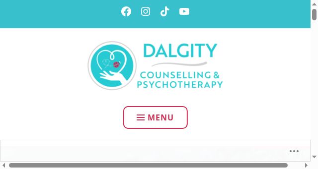 Screenshot of dalgitytherapy.ca