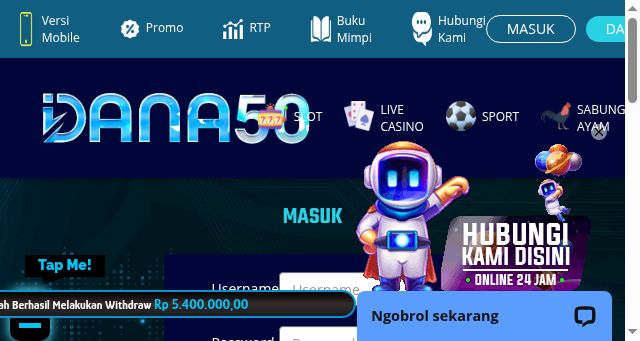 Screenshot of dana50.com