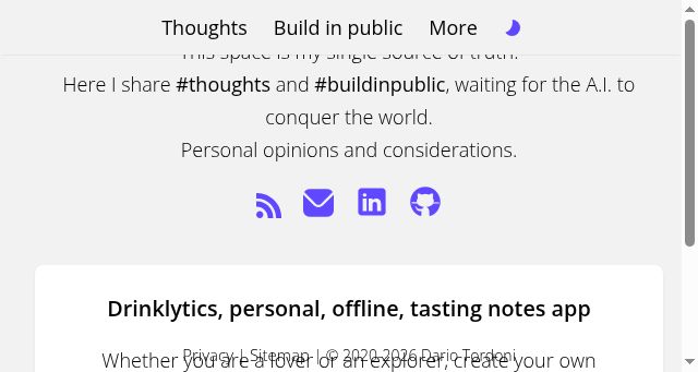 Screenshot of dariotordoni.com