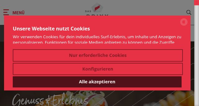 Screenshot of dasbrixx.at