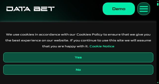 Screenshot of data.bet