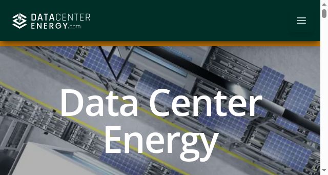 Screenshot of datacenterenergy.com