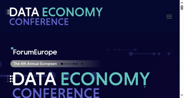 Screenshot of dataeconomy-conference.com