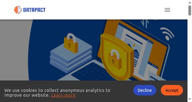 Screenshot of datapact.eu