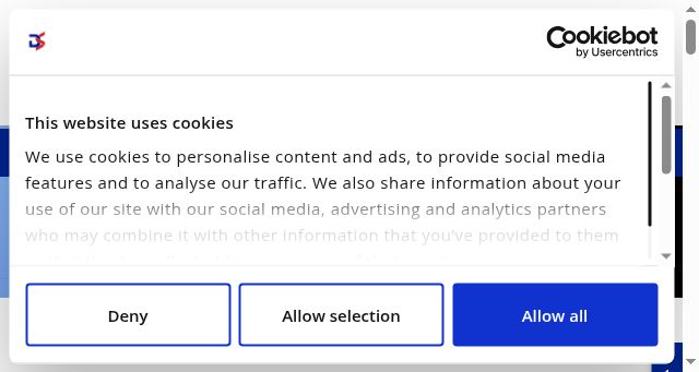 Screenshot of datasensing.com