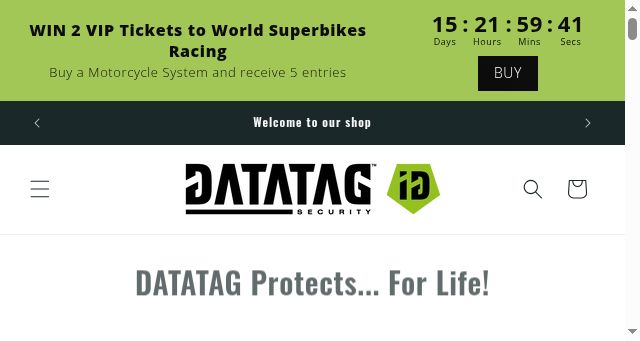 Screenshot of datatag.shop