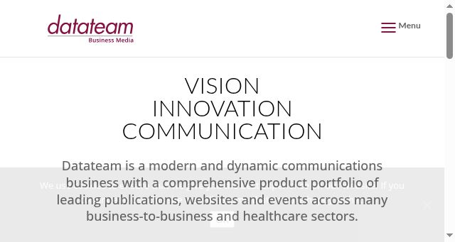 Screenshot of datateam.co.uk