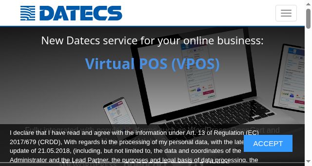 Screenshot of datecs.bg
